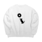 ddcatrecordsのDDCAT Records Logo B Big Crew Neck Sweatshirt