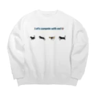 Beagle_BabyのBeagle Baby / 走るビーグル Big Crew Neck Sweatshirt