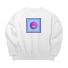 SUZURI.KEY-CHANの閃き・作品番号001 Big Crew Neck Sweatshirt