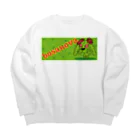 Peydart@ゾンビ系のサボテンのボサノバ Big Crew Neck Sweatshirt