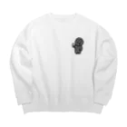 無銭飲食グッズの無銭くん（仮）（胸） Big Crew Neck Sweatshirt