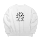 LuckyPanda shopのLuckyPanda　アパレルライン３ Big Crew Neck Sweatshirt