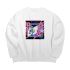 KOKI【CUTE POOPS NFTs】2コレ展開&NFT居酒屋オーナーのNFT IZAKAYA Goods Big Crew Neck Sweatshirt