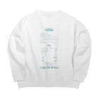 天使のお店・三時の浴室のさぶかるれしーと Big Crew Neck Sweatshirt