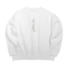 mooの長ネギンジロウ Big Crew Neck Sweatshirt