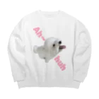 🎀しょっぷ‎‪🎀のあーは！ Big Crew Neck Sweatshirt