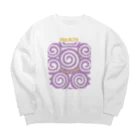 design at.のうずうずハジチ Big Crew Neck Sweatshirt