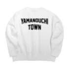 JIMOTOE Wear Local Japanの山ノ内町市 YAMANOUCHI TOWN Big Crew Neck Sweatshirt