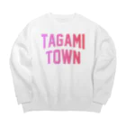 JIMOTOE Wear Local Japanの田上町 TAGAMI TOWN Big Crew Neck Sweatshirt