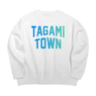 JIMOTOE Wear Local Japanの田上町市 TAGAMI TOWN Big Crew Neck Sweatshirt