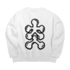 KanakoNezzzの大人大入 Big Crew Neck Sweatshirt