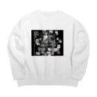 insparation｡   --- ｲﾝｽﾋﾟﾚｰｼｮﾝ｡のeyes,mouth,ears Big Crew Neck Sweatshirt