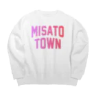 JIMOTOE Wear Local Japanの美里町 MISATO TOWN Big Crew Neck Sweatshirt