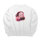 feee.co/フィー子(マーメイド)のダンスフロアに佇むモガ Big Crew Neck Sweatshirt