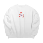 板絵師へしの雪だるまくん Big Crew Neck Sweatshirt