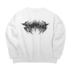 Toshihiro Egawa Artのデスメタル鹿児島/DEATH KAGOSHIMA Big Crew Neck Sweatshirt