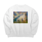 AtelierMのスクエアグラフィック Big Crew Neck Sweatshirt