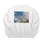 mikoのススキとうろこ雲 Big Crew Neck Sweatshirt