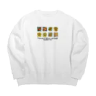 omochi-artのゴッホ《７つのひまわり》 Big Crew Neck Sweatshirt