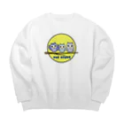 chicodeza by suzuriのフクロウトリオ Big Crew Neck Sweatshirt