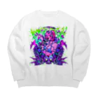 エゴイスト乙女のしょくじんちゃん　リメイク Big Crew Neck Sweatshirt