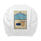 図鑑Tのスズリの砂漠 Big Crew Neck Sweatshirt