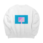 narumiのバスケットゴール　昼 Big Crew Neck Sweatshirt