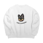 小町ちゃんのうちの犬です。 Big Crew Neck Sweatshirt