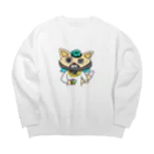 ジェラルド•マック! Gerald Macの石油王じぇら Big Crew Neck Sweatshirt