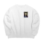 ひのお母さんかわち Big Crew Neck Sweatshirt