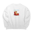 パグ日和のMOVIE PUG Big Crew Neck Sweatshirt