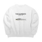 アヤのイワシに含まれる元素 Big Crew Neck Sweatshirt