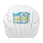 始発ちゃんの忘れ雪 Big Crew Neck Sweatshirt