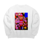 関ヶ原すー子の家で練習している球乗りの人 Big Crew Neck Sweatshirt