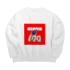 GIONAくんのおみせの【GIONA 生後100日記念】アナログシリーズ Big Crew Neck Sweatshirt