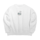 いぬい商店のおまんじゅうにあ Big Crew Neck Sweatshirt