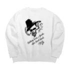 Andiamoの至福の一服 Big Crew Neck Sweatshirt