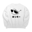 ゆかてぃ。のパパカフェ　1919名前入れ★ほっそー Big Crew Neck Sweatshirt