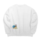 Yuriのめだまつむり Big Crew Neck Sweatshirt