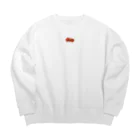 u_maの焼いたお肉 Big Crew Neck Sweatshirt