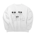 tamako.small familyの@monochrome_otome4様 Big Crew Neck Sweatshirt