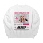 heraizzのOK BOY? HERIER ヘライザー ビッグシルエットスウェット