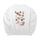 huroshikiのNUTS collection ナッツコレクション Big Crew Neck Sweatshirt