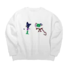 ナスカやさんのナスカの地上絵 Big Crew Neck Sweatshirt