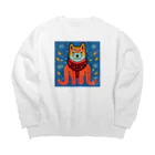 Magic Worldのカラフルな生き物シリーズ Big Crew Neck Sweatshirt