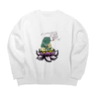 Gonta1059の蛙さん Big Crew Neck Sweatshirt