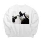 ともさんかくのお店のたまちゃん(ねこ) Big Crew Neck Sweatshirt