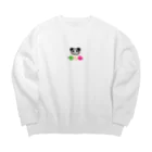 YuRIの笹より団子🍡 Big Crew Neck Sweatshirt