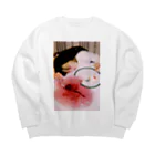 nのFensterMagazine Big Crew Neck Sweatshirt