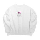 どんどとんとんどんののんちゃん Big Crew Neck Sweatshirt